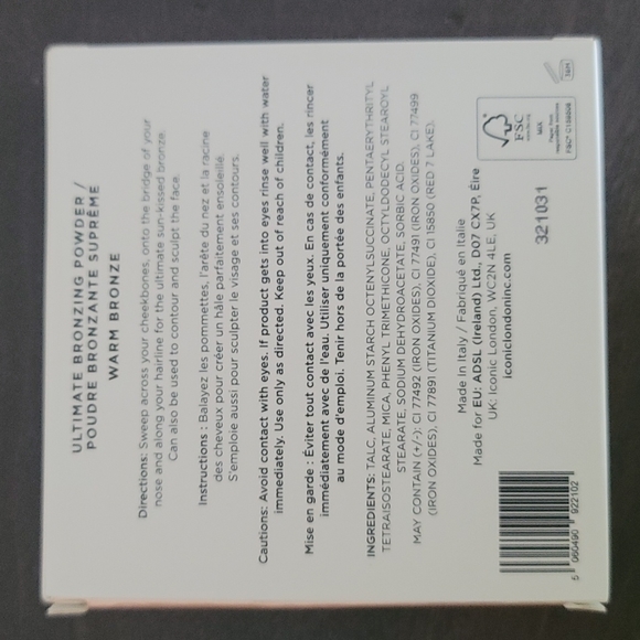 NEW💥ICONIC London Ultimate Bronzing Powder in Gold Compact - Picture 3 of 4